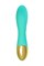 Вибратор с двойной стимуляцией Eromantica Vivian, силикон, мятный, 20 см 210204