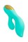 Вибратор с двойной стимуляцией Eromantica Vivian, силикон, мятный, 20 см 210204
