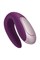 Многофункциональный стимулятор для пар Satisfyer Partner Double Fun, силикон, фиолетовый, 9 см J2008-15-3