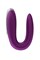 Многофункциональный стимулятор для пар Satisfyer Partner Double Fun, силикон, фиолетовый, 9 см J2008-15-3