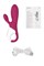 Вибратор Satisfyer Hot Bunny с клиторальным стимулятором, красный 4001678