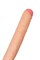 Фаллоимитатор RealStick Brutal Castor двусторонний, neoskin, телесный, 56 cм 822014