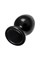 Анальная втулка TOYFA POPO Pleasure Cetus ?, PVC, черная, 11,5 см, ? 6,2 см 731451