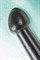 Нереалистичный фаллоимитатор Jelly Dildo L Toyfa Basic, TPE, черный, 20 см 882027-5