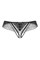 Трусы Eromantica, Freya, с бусами, черные, 50-52 211402 (50-52)
