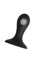Анальная втулка Erotist Hidro S, силикон, чёрный, 8,5 см 541324
