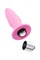 Анальная вибровтулка Eromantica, Princess, силикон, розовая, 9 см 211308