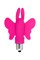 Вибронасадка бабочка на палец Eromantica Butterfly, силикон, розовая, 10 см 230211