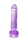 Реалистичный фаллоимитатор, TPE, фиолетовый, 21 см 351054