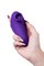 Клиторальный стимулятор - насадка, силикон, фиолетовый 351019