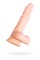 Реалистичный фаллоимитатор, TPE, телесный, 19 см 351017