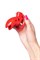 Пояс верности мужской Black&Red by TOYFA, ABS пластик, красный, 10 см 901411-9 - фото 96947