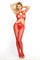 Костюм-сетка и стринги Candy Girl Jazmyn, красные, OS 843022-RED-OS