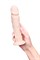 Фаллоимитатор RealStick Silicone Gabriel M, сайлекспан, телесный, 20 см 9420013