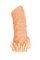 Насадка KOKOS реалистичная с дополнительной стимуляцией, TPE, телесная, 14 см NS 005-L