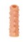 Насадка KOKOS реалистичная с дополнительной стимуляцией, TPE, телесная, 14 см NS 003-L