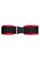 Наручники Anonymo #0106, велюр, красные, 24 см 310106